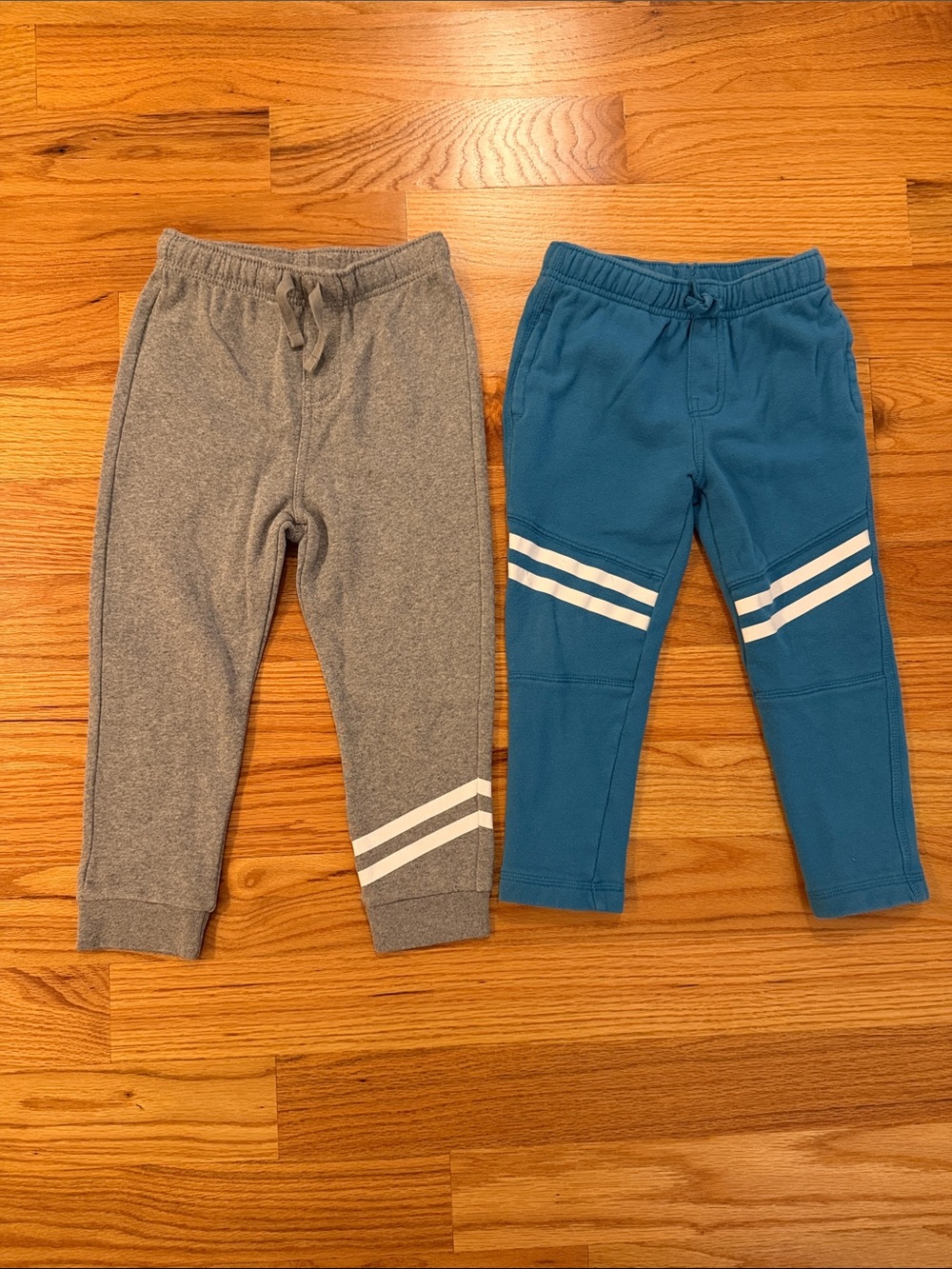Tea Collection Gray & Teal Kids Jogger Pants Two-Pack